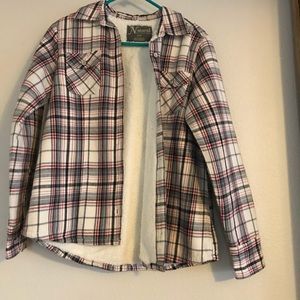 Fleece lined flannel